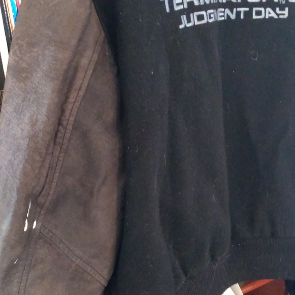 T2 Cast and Crew LEATHER/WOOL Jacket - Picture 5 of 5